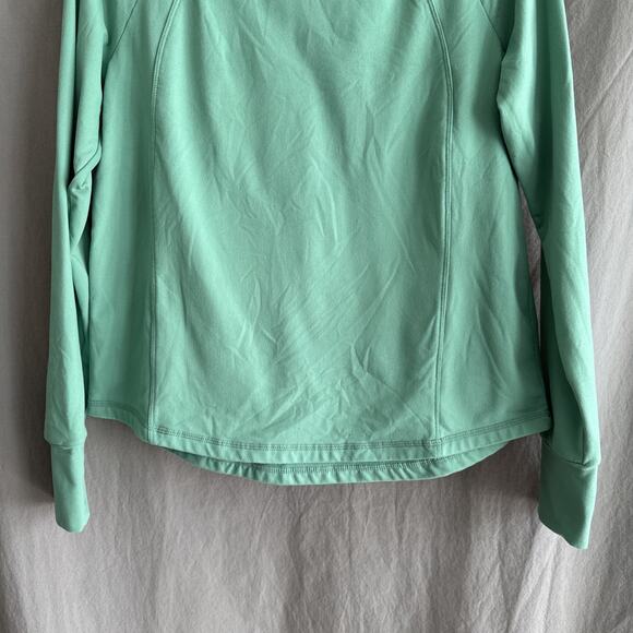 Member’s Mark Brushed Long Sleeve Tee Green Lily Crewneck Soft Fleece Size M - Picture 3 of 10
